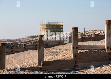 Ein Martello Tower repariert Stockfoto