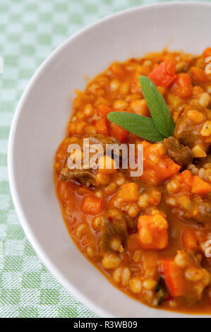 Kürbis Gulasch Stockfoto