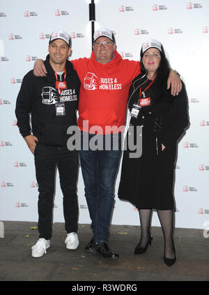 Stars und VIP's aus. Drehen Sie die Einführung der Busse 4 Obdachlose mit: Dan Atkins, Jenny Roberts Wo: London, Großbritannien Wann: 23.Okt 2018 Credit: WENN.com zu unterstützen. Stockfoto