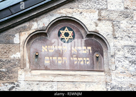 Judenviertel, Pinkas-Synagoge, Prag Tschechische Republik Stockfoto