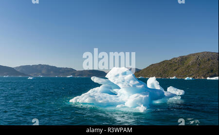 Eisberge in den Fjorden des südlichen Grönland, Dänemark driften Stockfoto