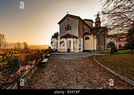 Italien Piemont Cuneo Heiligtum der Santa Maria degli Angeli Stockfoto