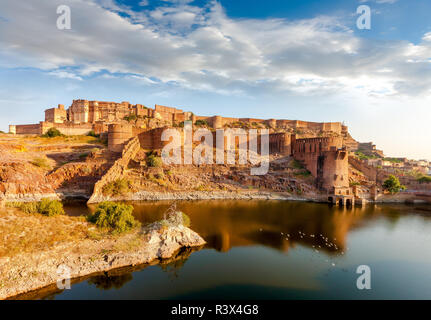 Mehrangarh Fort, Jodhpur, Rajasthan, Indien Stockfoto