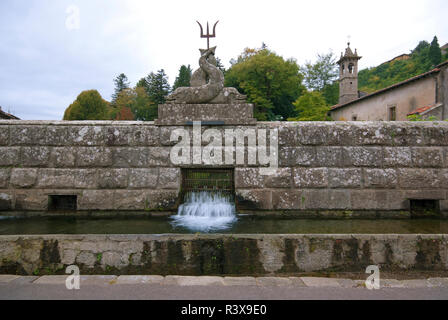 Quelle des Flusses Fiora, Santa Fiora, Grosseto, Toskana, Italien Stockfoto