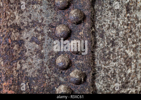 Detail eines Dampfkessels Stockfoto