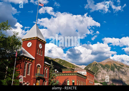 San Miguel County Courthouse, Telluride, Colorado, USA (Redaktionelle nur verwenden) Stockfoto