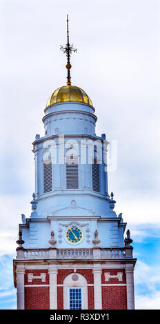 Goldene Kuppel, Residential College, Yale University, New Haven, Connecticut Stockfoto