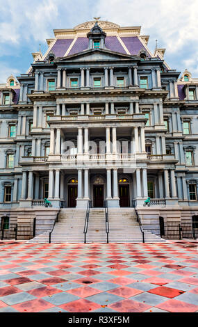 Dwight Eisenhower Gebäude, Vice President's Office, Washington DC. Neben dem Weißen Haus entfernt, von 1871 bis 1888 gebaut Stockfoto