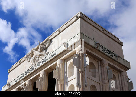 Victory Monument (Monumento alla Vittoria) in Bozen Stockfoto