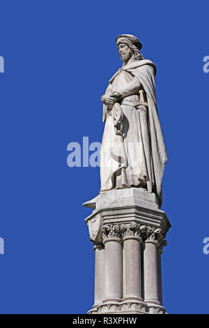 Walter von der Vogelweide Denkmal in Bozen Stockfoto