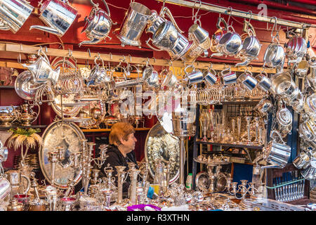 Ein Blick auf den Portobello Market Stockfoto