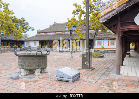 Innenhof von Imperial City Zitadelle in Hue, Vietnam Stockfoto