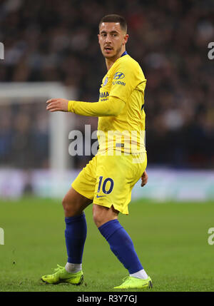 London, Großbritannien. 24. Nov 2018. Eden Hazard von Chelsea v Chelsea - Tottenham Hotspur, Premier League, Wembley Stadion, London (Wembley) - 24. November 2018 Editorial nur verwenden - DataCo Einschränkungen gelten Credit: Spieltag Bilder begrenzt/Alamy leben Nachrichten Stockfoto