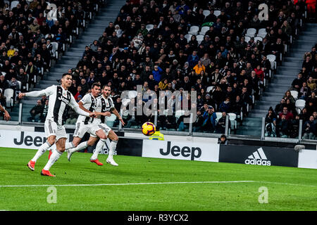 Turin, Italien. 24. November 2018. von Juventus Turin in der Serie A Gleichen Juventus vs SPAL. Juventus Turin gewann 2-0 bei der Allianz Stadion, in Turin am 24. November 2018 Credit: Alberto Gandolfo/Alamy leben Nachrichten Stockfoto