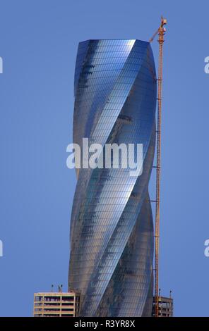Wolkenkratzer und Architektur in Manama Bahrain Stockfoto