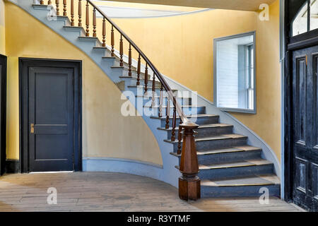 Im Bannack Geisterstadt geschwungene Treppe Hotel Meade Stockfoto