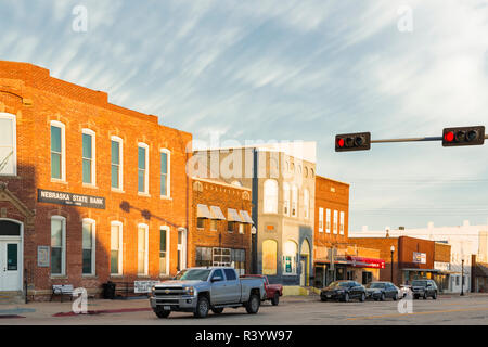 USA, Nebraska. Ohne Wasser kein Leben, NWNL, Missouri R-Stämmen Expedition, O'Neill, Wolken nach Tornado Stockfoto