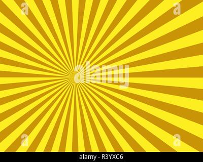 Vector Illustration Sunburst Hintergrund starburst Stock Vektor