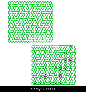 Labyrinth. Kinder Labyrinth Stockfoto