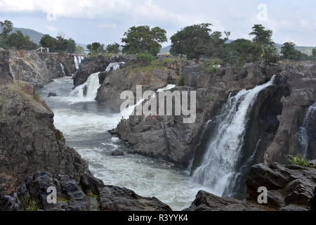 Hogenakkal fällt - Die Niagarafälle von Indien Stockfoto