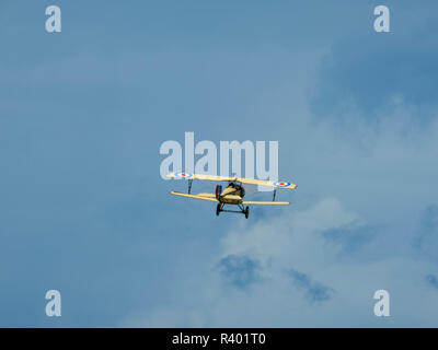 Historische Flugzeuge am TAVAS Großen Krieg Flying Display 2018 Stockfoto