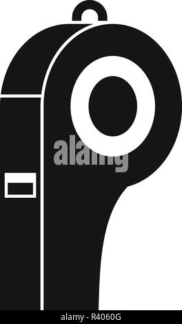 Schiedsrichter pfiff Symbol. Einfache Abbildung der Schiedsrichter pfiff Vektor Symbol für Web Design auf weißem Hintergrund Stock Vektor
