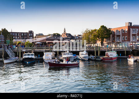 USA, Massachusetts, Cape Ann, Gloucester, waterfront Stockfoto