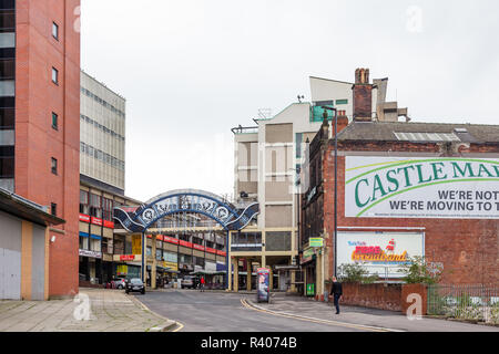 Schloss Markt, Exchange Street, Sheffield, Vereinigtes Königreich Stockfoto