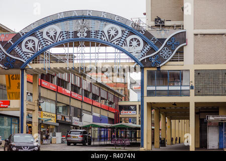 Schloss Markt, Exchange Street, Sheffield, Vereinigtes Königreich Stockfoto