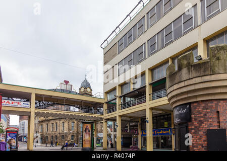 Schloss Markt, Exchange Street, Sheffield, Vereinigtes Königreich Stockfoto