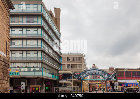 Schloss Markt, Exchange Street, Sheffield, Vereinigtes Königreich Stockfoto