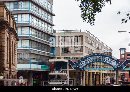 Schloss Markt, Exchange Street, Sheffield, Vereinigtes Königreich Stockfoto