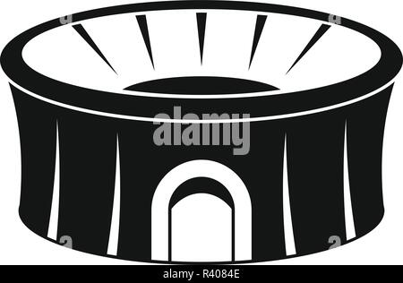 Sport Arena Symbol. Einfache Abbildung: Sport Arena vektor Symbol für Web Design auf weißem Hintergrund Stock Vektor