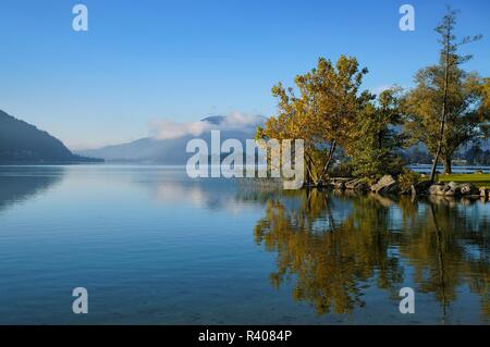 Lago di lugano Stockfoto