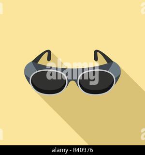 Schweißen Brille. Flache Abbildung: Schweißen Gläser vektor Symbol für Web Design Stock Vektor