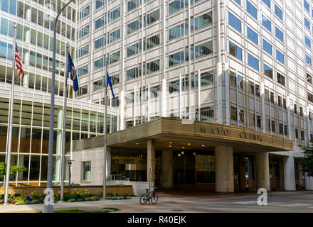 Hauptsitz der Mayo Clinic in Rochester, Minnesota Stockfoto