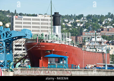 USA, Minnesota, Duluth, Tall Ships Festival 2016, Irvin Frachter William A. Stockfoto