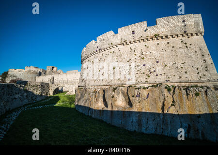 Castello Normanno Svevo Aragonese, Monte Sant'Angelo, Italien, Europa. Stockfoto