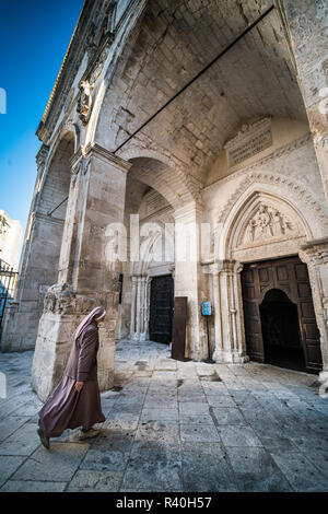 Santuario di San Michele Arcangelo, Monte Saint Angelo, Italien, Europa Stockfoto