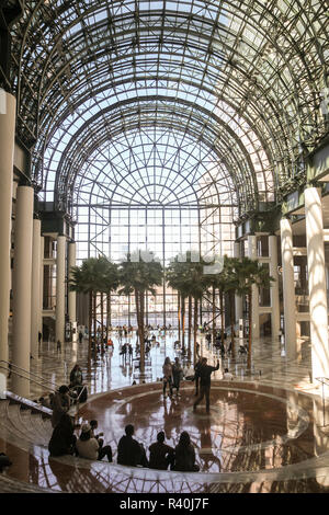 Atrium in Brookfield (ehemals World Financial Center) Battery Park City, Manhattan, New York, USA Stockfoto