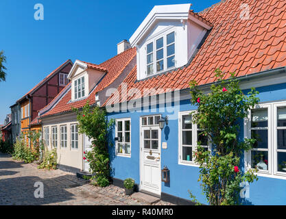 Die malerischen alten Häusern aus dem 19. Jahrhundert auf møllestien in der Nähe der Innenstadt, Aarhus, Dänemark Stockfoto