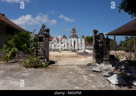 Berühmte Auto Hindu Tempel, Nusa Penida, BALI Stockfoto