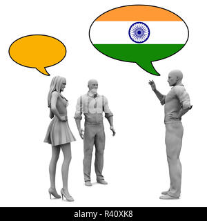 Erfahren Sie Indische Stockfoto