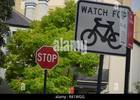 Verkehrszeichen Stockfoto