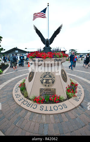 USA, Wisconsin, Oshkosh, AirVenture 2016, Scott's Circle der Ehre Stockfoto