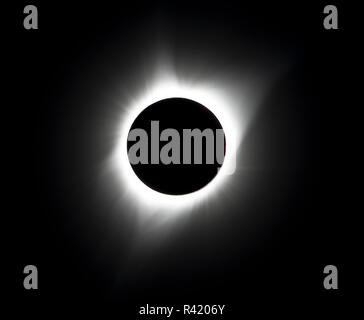 USA, Wyoming, Glendo, Solar Eclipse Stockfoto