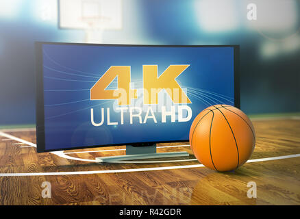 Sport im 4K-Format Stockfoto