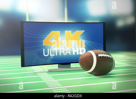 Sport im 4K-Format Stockfoto