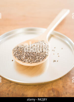 Premium raw Organic Chia Samen Stockfoto