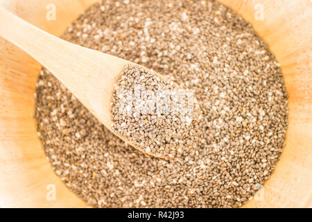 Premium raw Organic Chia Samen Stockfoto